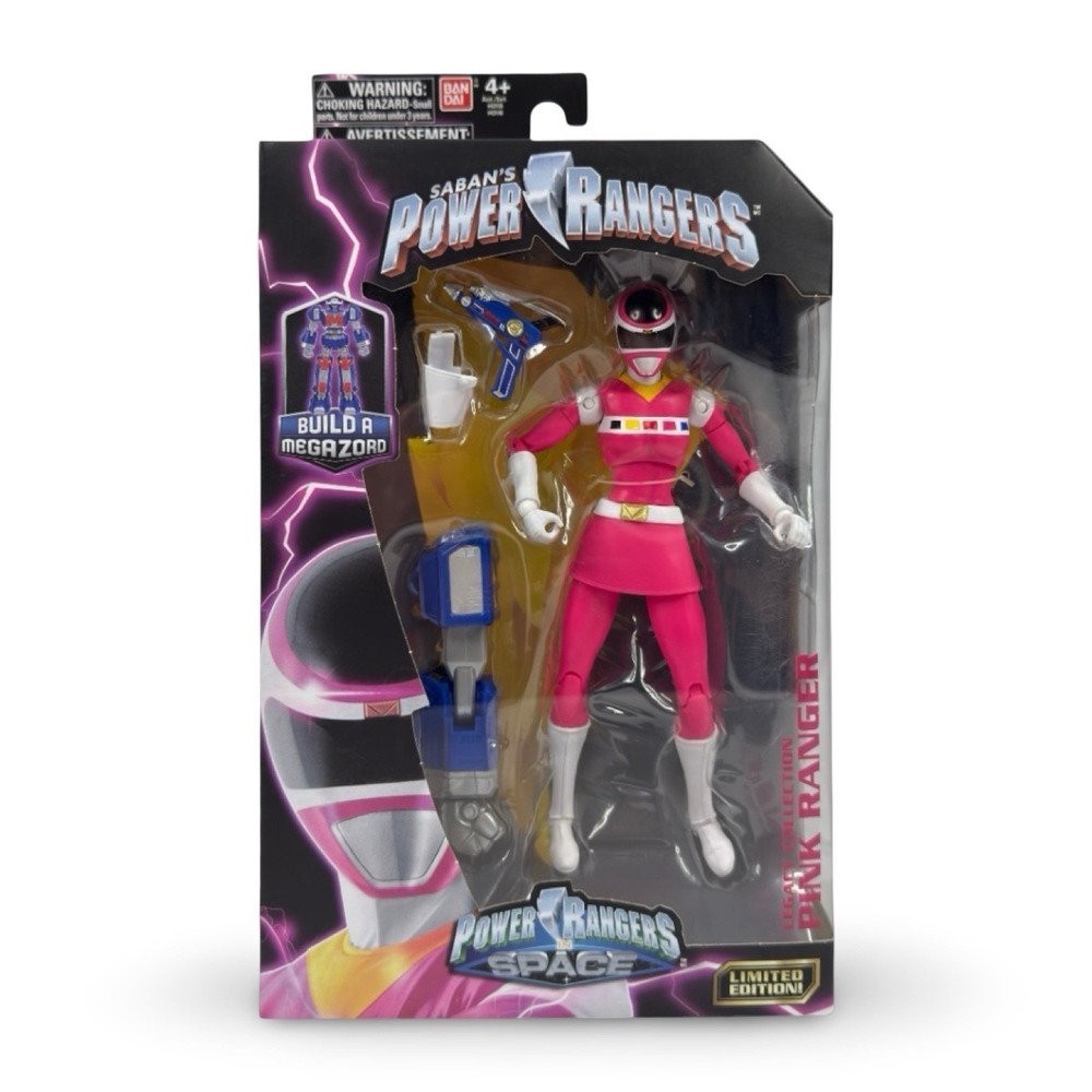 Bandai Power Rangers In Space Pink Ranger Legacy Collection 6.5" Figure 2017 NEW - Picture 2 of 13